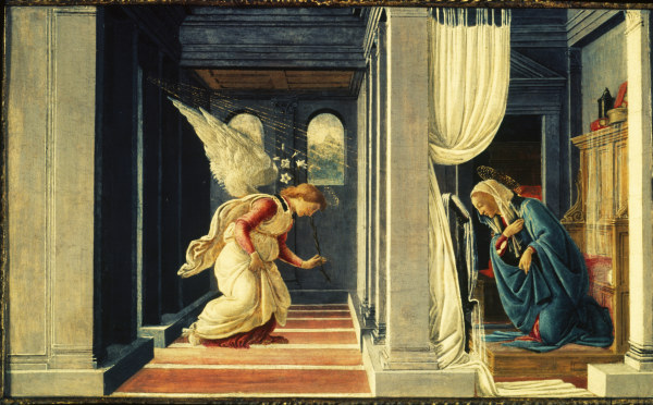 Verkündigung an Maria from Sandro Botticelli