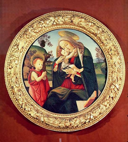 Virgin and Child with John the Baptist from Sandro Botticelli