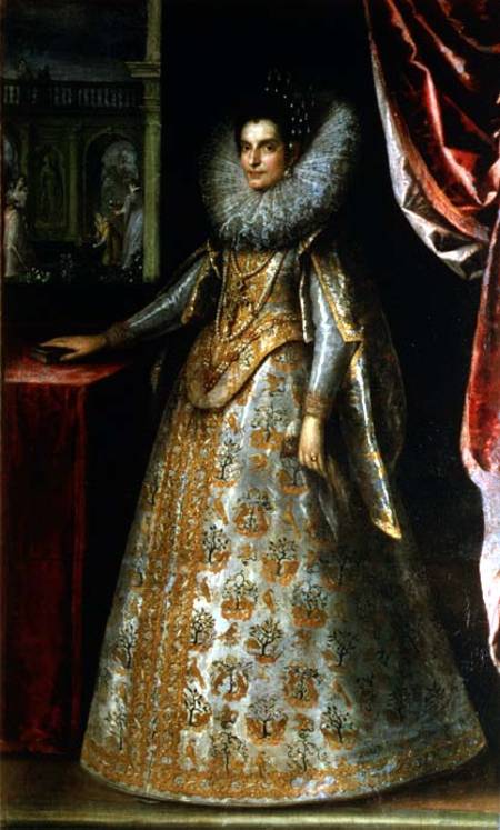 Portrait of Laura d'Este (pair of 78786) from Santo Peranda