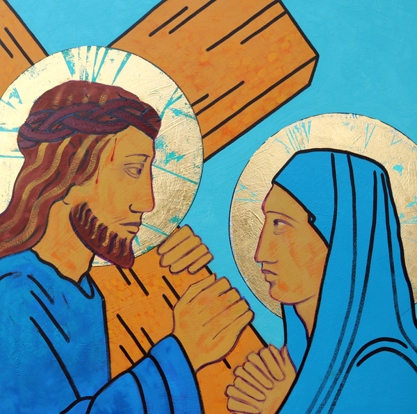 Jesus meets his mother from Sara  Hayward