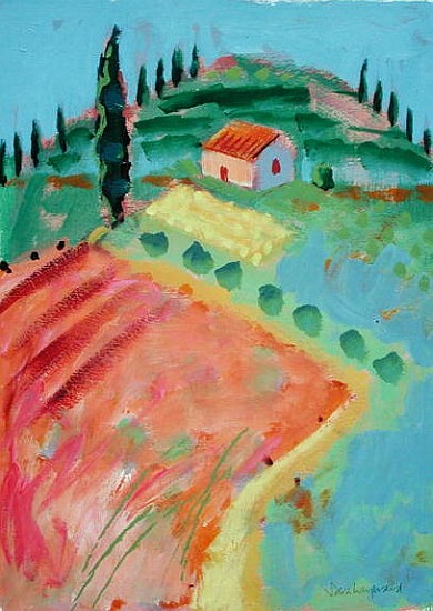 Northern Corfu (acrylic on card)  from Sara  Hayward