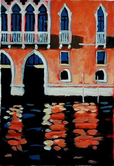Palazzo, Venice (oil on card)  from Sara  Hayward