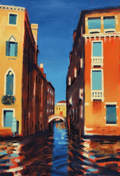 Rio del Duca, Venice (oil on card)  from Sara  Hayward