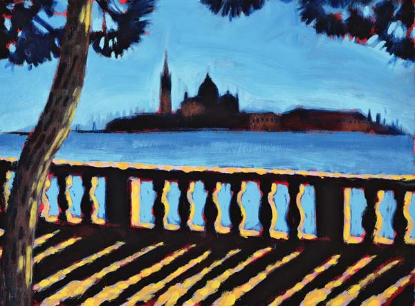 Towards Giudecca, Venice (oil on card)  from Sara  Hayward