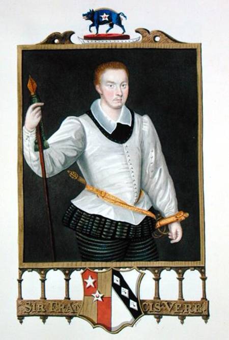 Portrait of Sir Francis Vere (1560-1609) from 'Memoirs of the Court of Queen Elizabeth' from Sarah Countess of Essex