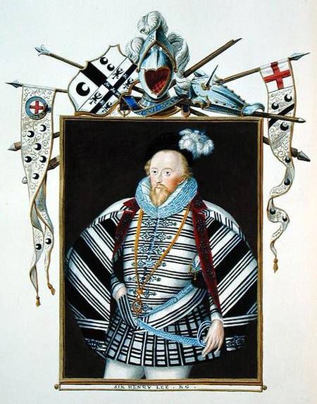 Portrait of Sir Henry Lee (1530-1610) from 'Memoirs of the Court of Queen Elizabeth' from Sarah Countess of Essex