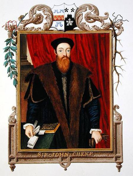 Portrait of Sir John Cheke (1514-57) from 'Memoirs of the Court of Queen Elizabeth' from Sarah Countess of Essex
