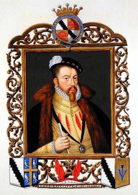 Portrait of Thomas Radcliffe (c.1526-d.1583) 3rd Earl of Sussex from 'Memoirs of the Court of Queen from Sarah Countess of Essex