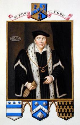 Portrait of Sir Thomas Pope (c.1507-99) from 'Memoirs of the Court of Queen Elizabeth'