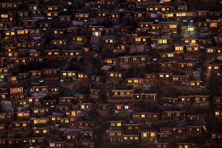 Larung-Gar-Nacht (Tibet)