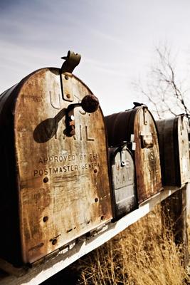 old American mailboxes in midwest from Sascha Burkard