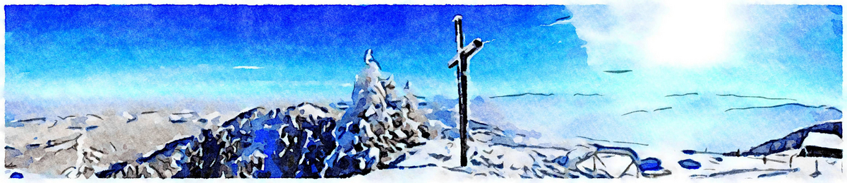 Berge mit Schnee und Kreuz from Saskia Ben Jemaa