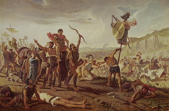 Marius triumphing over the Cimbri from Saverio Altamura