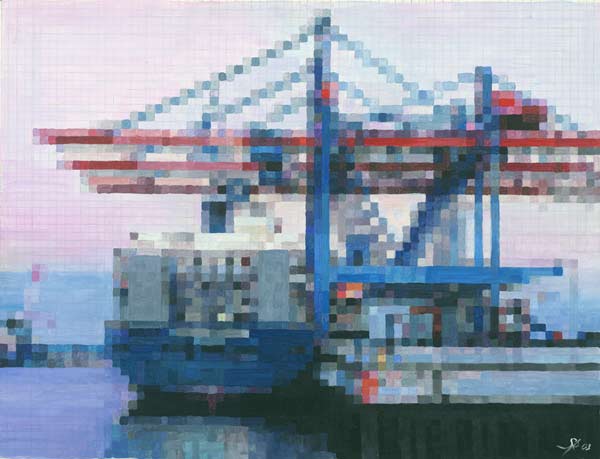 Containerterminal from Jürgen Schmidt-Raven