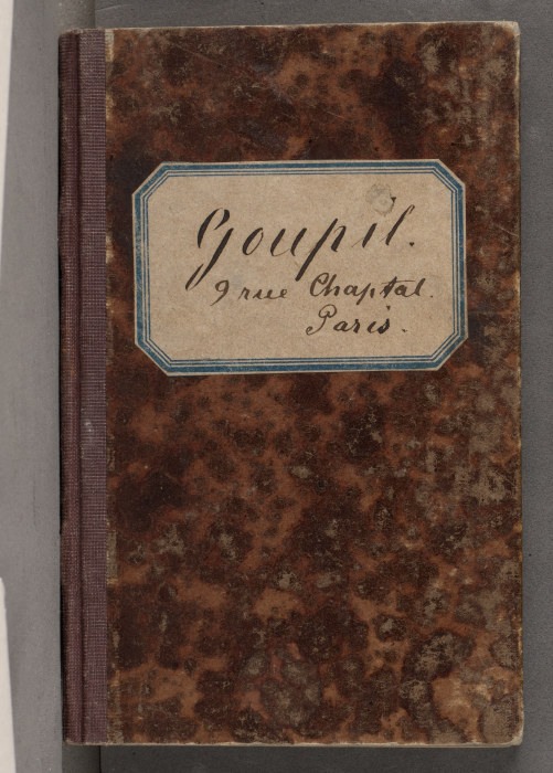 Verzeichnis der Werke für Goupil & Cie, Paris from Schreyer Adolf