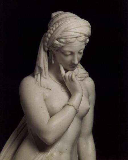 `Greek Slave Girl', marble sculpture from Scipio Tadolini