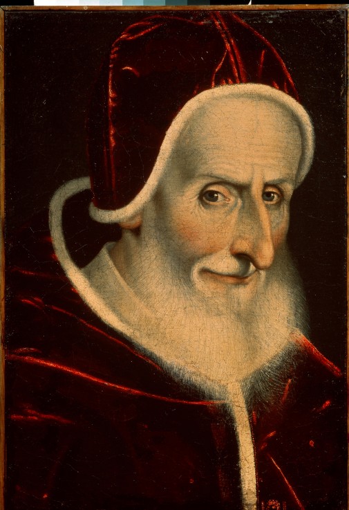 Portrait of the Pope Pius V from Scipione Pulzone