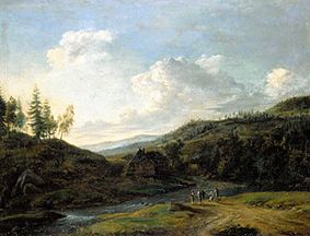Landschaft aus der Gegend von Hirschberg from Sebastian Karl Chr Reinhardt