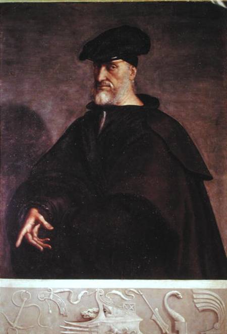 Portrait of Andrea Doria (1468-1560) from Sebastiano del Piombo