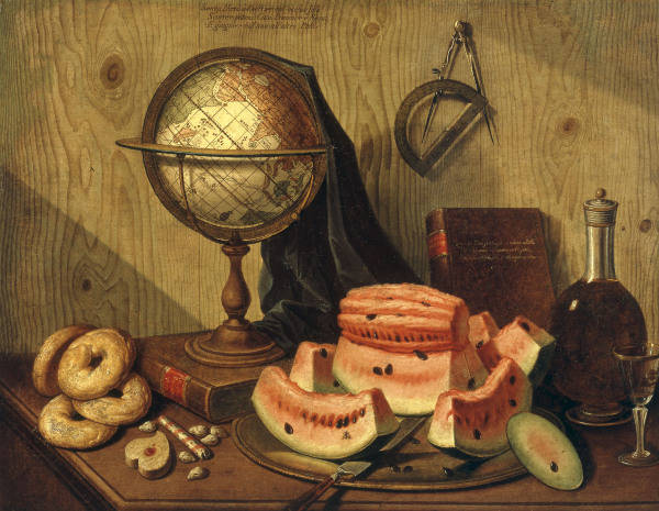 S.Lazzari, Stilleben mit Wassermelone from Sebastiano Lazzari