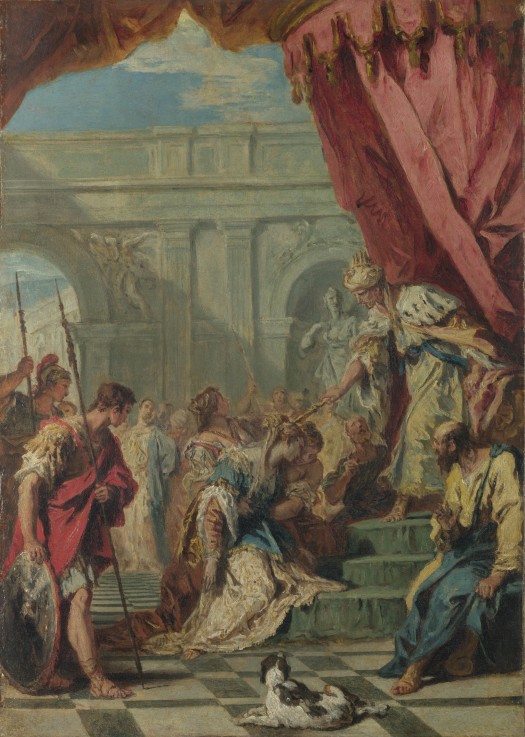 Esther before Ahasuerus from Sebastiano Ricci