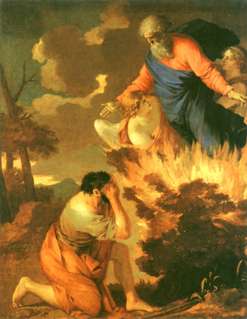 Moses vor dem brennenden Dornenbusch from Sébastien Bourdon
