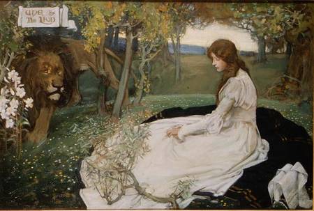 Una and the Lion from Septimus Edwin Scott