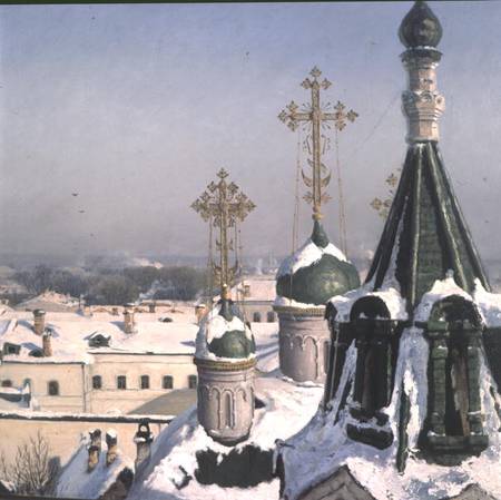 View from a Window of the Moscow School of Painting - Detail from Sergei Ivanovich Svetoslavsky