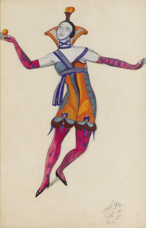 Costume design for the play "The Venetian Madcaps" by M. Kuzmin from Sergei Jurijewitsch Sudeikin