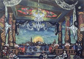 Stage Design for Tales of Hoffmann by Offenbach
