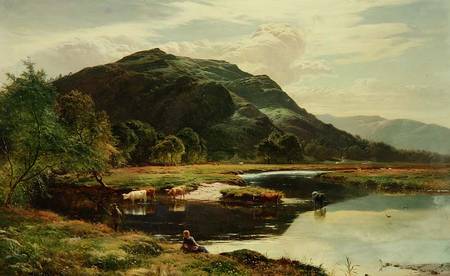 Highland Loch Scene from Sidnay Richard Percy
