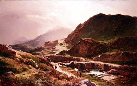 Highland Scene from Sidnay Richard Percy