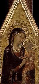 Maria mit dem Kinde from Sienesisch