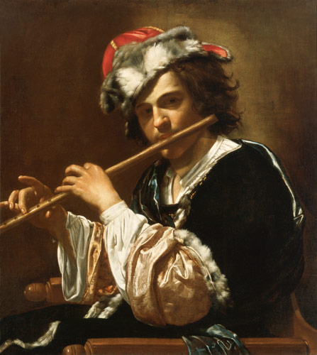 Der Flötenspieler. from Sigismondo Coccapani