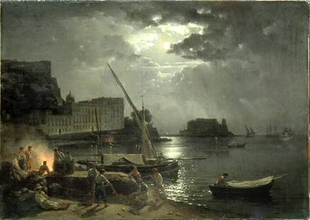 View of Naples in Moonlight from Silvestr Fedosievich Shchedrin