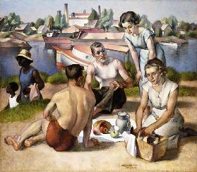 Das Picknick, 1934-1935
