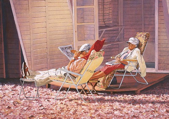 Evening Rest (oil on canvas)  from Simon  Cook