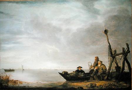 Fisherman on the Shore from Simon Jacobsz. Vlieger