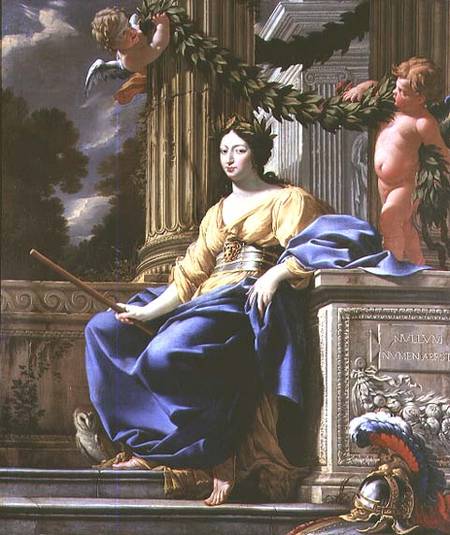 Allegorical portrait of Anne of Austria from Simon Vouet