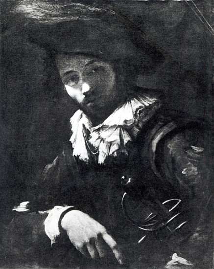 Portrait of a mercenary, 1621-25 from Simon Vouet