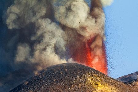 die Wut des Vulkans