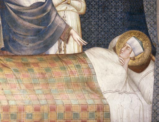 Christus erscheint dem hl. Martin von Tours im Traum from Simone Martini