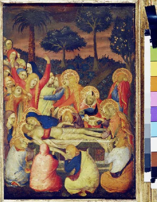 Die Grablegung Christi. from Simone Martini