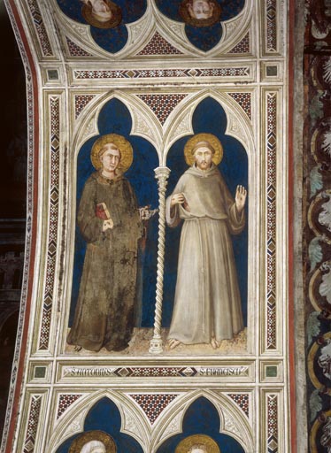 Die Heiligen Antonius und Franziskus from Simone Martini