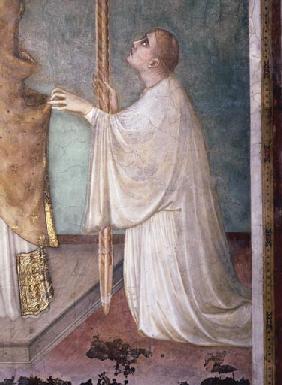 Simone Martini, Wunder der Messe,Diakon