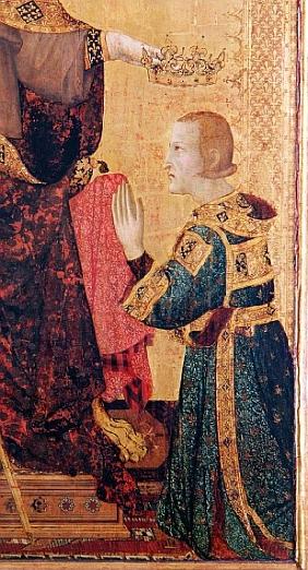 St. Louis of Toulouse (1274-97) crowning his brother, Robert of Anjou (1278-1343) from the Altar of 