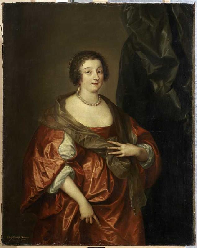 Bildnis der Penelope Naunton, Lady Herbert. from Sir Anthonis van Dyck
