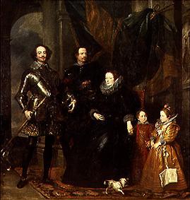 Bildnis der Familie Lomellini. from Sir Anthonis van Dyck