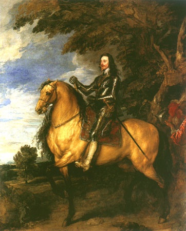 Charles l. zu Pferde from Sir Anthonis van Dyck