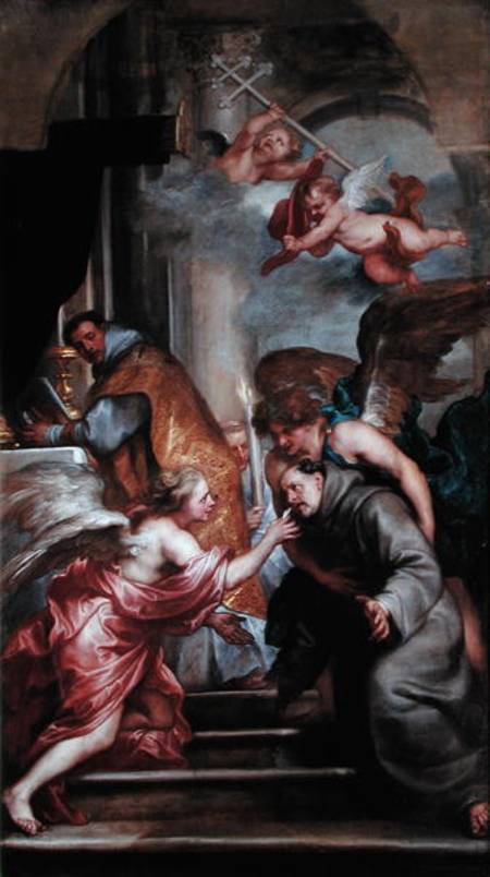 The Communion of St. Bonaventure (1221-74) from Sir Anthonis van Dyck